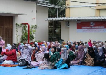 PC LDII Sumber Cirebon Gelar Salat Idul Adha dan Bagikan Paket Daging Kurban