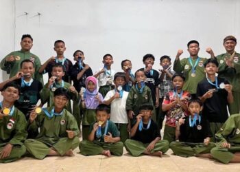 Persinas ASAD Manokwari Raih 25 Medali di Kejuaraan Pencak Silat Tingkat Pelajar