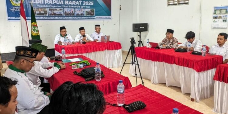DPW LDII Papua Barat menghelat Rapat Koordinasi Wilayah (Rakorwil) II sebagai tindak lanjut Rapat Koordinasi Nasional (Rakornas) II LDII. Foto: LINES.