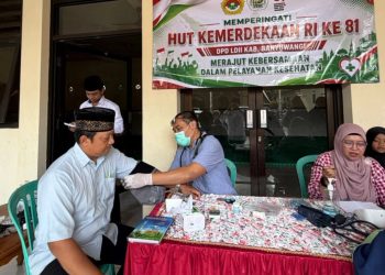 LDII Bersama FKKI Banyuwangi Gelar Pengajian dan Pemeriksaan Kesehatan Gratis Bagi Lansia Sukorejo