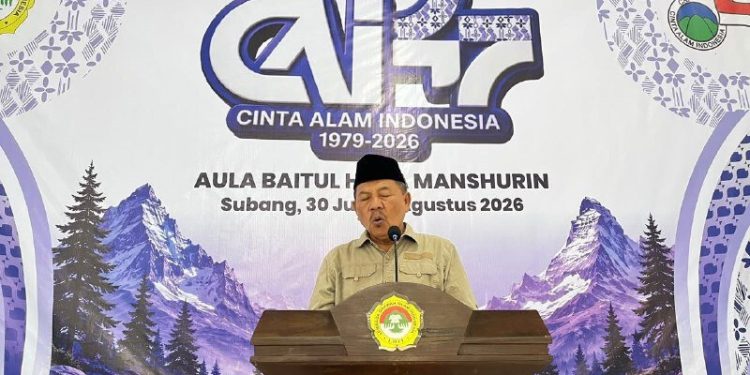 Bupati Subang, Reynaldy Putra Andita Budi Raemi, mengapresiasi upaya LDII dalam membina generasi muda melalui kegiatan keagamaan, pembentukan karakter, dan penguatan wawasan kebangsaan. Foto: LINES