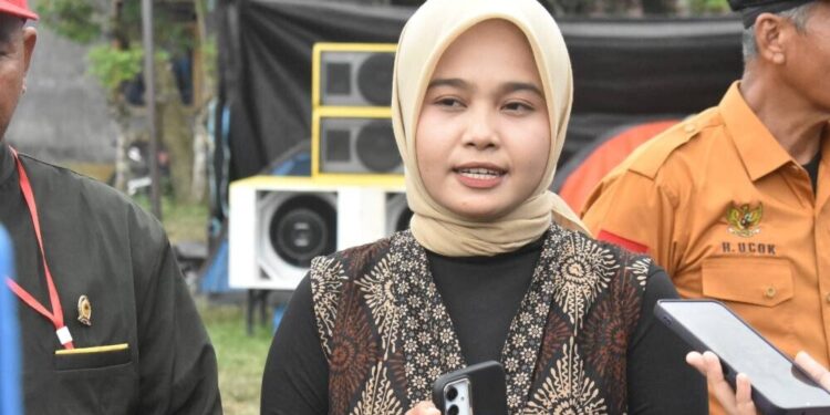 Anggota Dewan Perwakilan Rakyat Daerah (DPRD) Kabupaten Luwu, Nadia mengapresiasi kegiatan Permata CAI yang digelar PC LDII Lamasi. Foto: LINES.