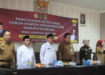 Wakil Ketua Ponpes Roudhotul Jannah Hadiri Pengukuhan Forum Pondok Pesantren Kab.Bekasi