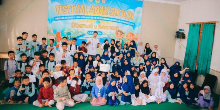Pimpinan Cabang (PC) LDII Kecamatan Cicalengka, Kabupaten Bandung menggelar Festival Anak Saleh. Foto: LINES.