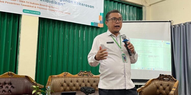 Pelatihan Pencegahan dan Penanganan Kekerasan di Satuan Pendidikan yang digelar DPW LDII Jambi. Foto: LINES.