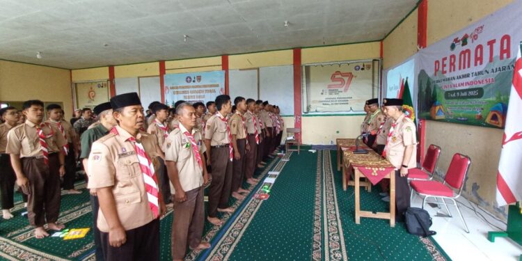 Sako Pramuka SPN Tegal mengikuti Kemah CAI 2025 LDII Tegal. Foto: LINES.