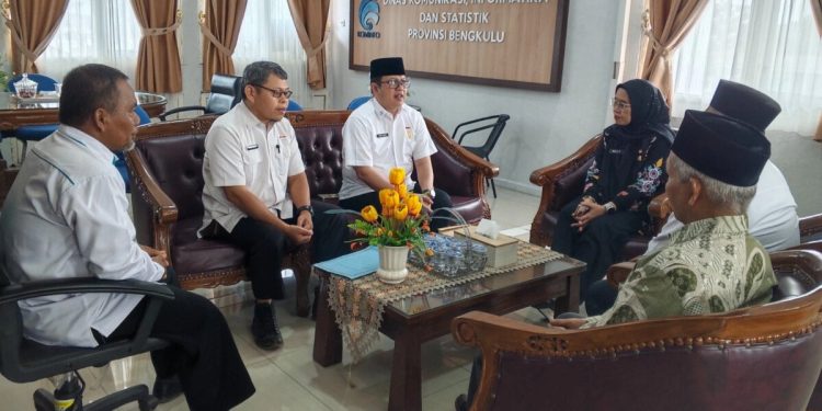 DPW LDII Bengkulu silaturahim dengan Kepala Dinas Komunikasi, Informatika dan Statistika (Diskominfotik) Provinsi Bengkulu, Nelly Alesa. Foto: LINES