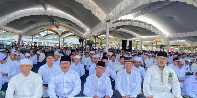 LDII Barito Kuala menghadiri Barito Kuala Mengaji 2025 yang digelar Pemkab. Foto: LINES.