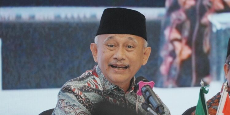 DPP LDII menggelar Rapat Koordinasi Nasional (Rakornas) III LDII 2025, yang diselenggarakan di Grand Ballroom Minhajurrosyidin, Jakarta, pada Jumat (22/8). Foto: LINES