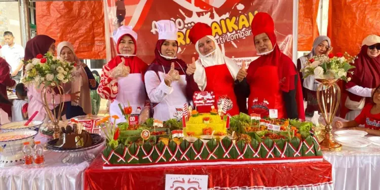 PC LDII Kecamatan Belopa menggelar lomba memasak antar-Pimpinan Anak Cabang (PAC) se-Kecamatan Belopa, pada Minggu (17/8). Foto: LINES