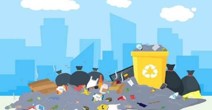 Ilustrasi Pengelolaan Sampah.