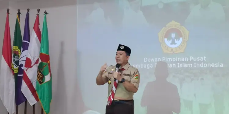 Ketua Majelis Pembimbing Satuan Komunitas Pramuka Sekawan Persada Nusantara (Sako SPN), Edwin Sumiroza. Foto: LINES