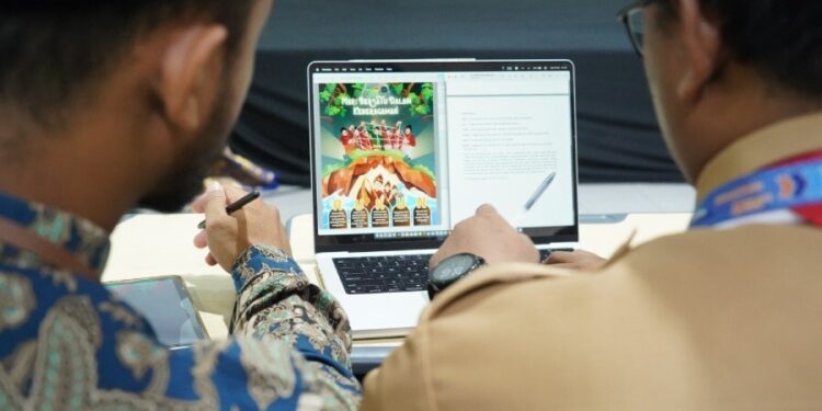 Kompetisi Desain Grafis AI Karakter Luhur. Foto: LINES.