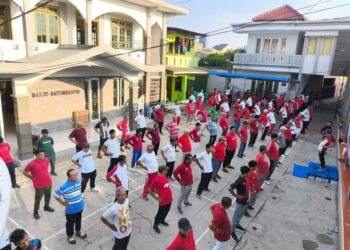 Olahraga Warnai Silaturahim LDII Kota Tangerang ke LDII Pinang