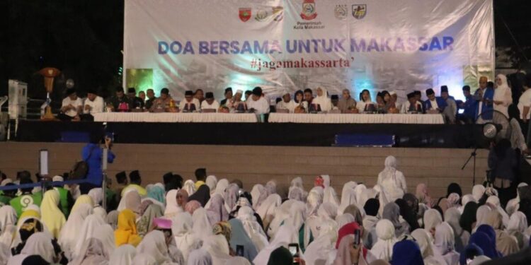 Komite Nasional Pemuda Indonesia (KNPI) Kota Makassar bersama Pemerintah Kota Makassar. Foto: LINES.