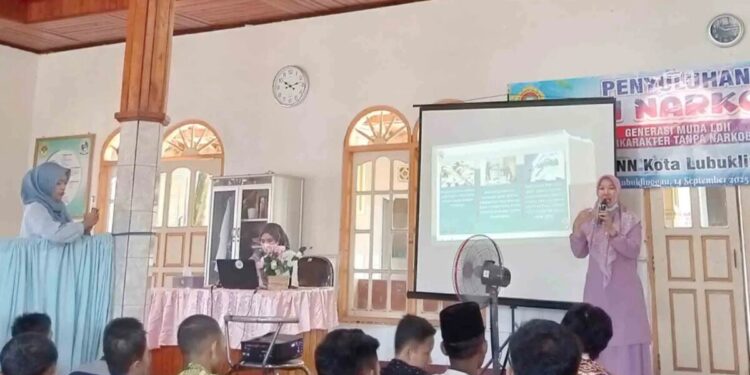 DPD LDII Kota Lubuk Linggau kerja sama dengan BNN Kota Lubuk Linggau menghelat “Penyuluhan Bahaya Narkoba”. Foto: LINES.