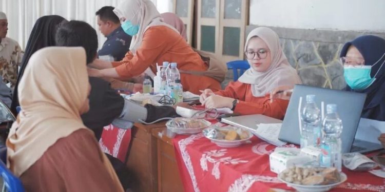 DPD LDII Kabupaten Bantul menggelar pengajian bertema “Gaya Hidup Sehat Islami” dan kegiatan Cek Kesehatan Gratis. Foto: LINES.