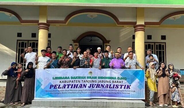 DPD LDII Tanjung Jabung Barat (Tanjabbar) menghelat “Pelatihan Jurnalistik Tingkat Dasar”. Foto: LINES.