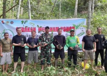 Panglima Jilah, LDII Kalbar, dan TNI AU Kolaborasi Tanam 500 Bibit Pohon