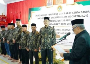 Pengukuhan Pengurus Baru, Ini Pesan Bupati Tabanan untuk Pengurus LDII