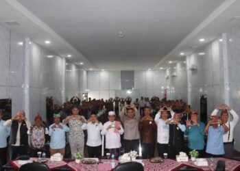 Rakor Lintas Agama, LDII Lamsel Dukung Jaga Kondusivitas Jelang Nataru