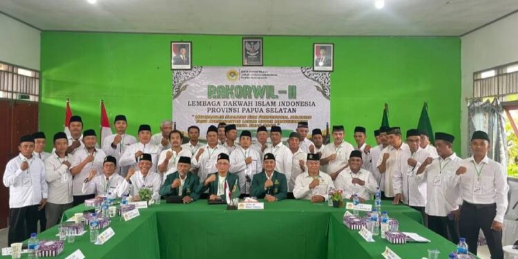 DPW LDII Papua Selatan menghelat Rapat Koordinasi Wilayah (Rakorwil) II di Gedung Serba Guna Roudhotul Jannah. Foto: LINES.