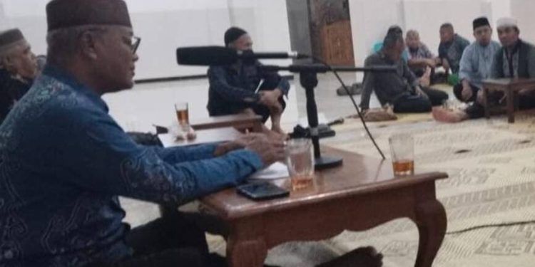 DPD LDII Gunungkidul menggelar rapat koordinasi di Komplek Masjid Al-Husna, Kemorosari I, Piyaman, Wonosari. Foto: LINES.