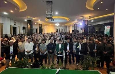 DPD LDII Kota Batu menggelar pengajian, doa bersama dan aksi solidaritas. Foto: LINES.