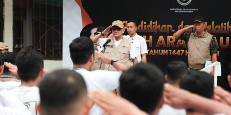 Menteri Haji dan Umrah Republik Indonesia Moch Irfan Yusuf menegaskan pentingnya kesiapan menyeluruh bagi seluruh peserta Diklat PPIH. Foto: LINES.