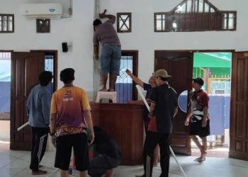 Kerja Bakti Jelang Ramadan, LDII Manokwari Bersihkan Masjid Agar Nyaman untuk Ibadah