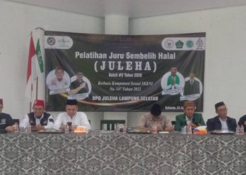 Hadiri Pelatihan Juleha, LDII Lamsel Dukung Penguatan Kompetensi Juru Sembelih Halal
