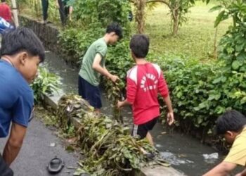Santri LDII Pemalang Helat Kebersihan Lingkungan Sambut Ramadan