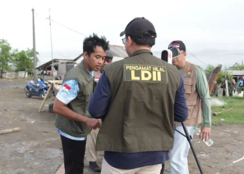 LDII Kabupaten Bekasi Laksanakan Rukyatul Hilal di Pantai Bungin