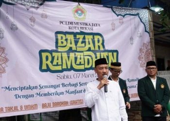PC LDII Mustika Jaya Gelar Bazar Ramadan dan Santunan Yatim