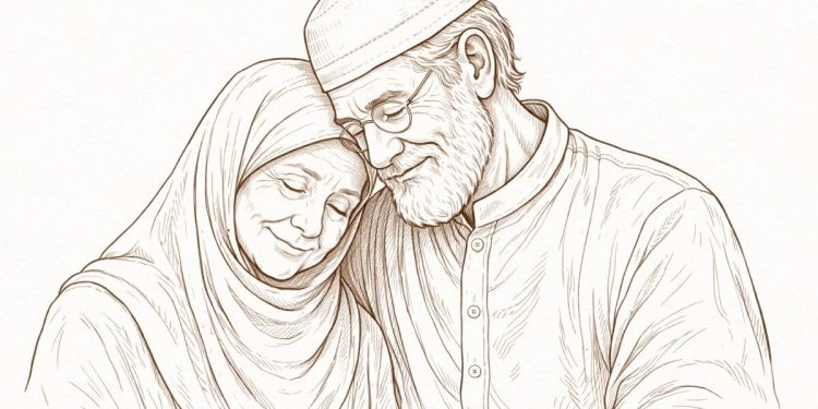 Ilustrasi Orang Tua.