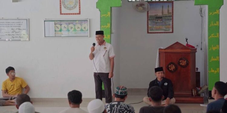 Para mubalig LDII Kabupaten Enrekang secara rutin mengisi pengajian bagi Warga Binaan Pemasyarakatan (WBP) di Rumah Tahanan Kelas IIB Enrekang. Foto: LINES.