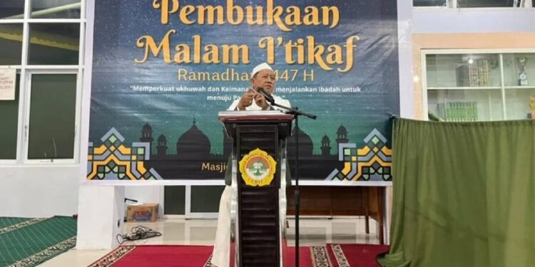 DPD LDII Kabupaten Pangkep menggelar pembukaan kegiatan malam itikaf di Masjid Al-Awwabin, Pangkep, Sulawesi Selatan. Foto: LINES.
