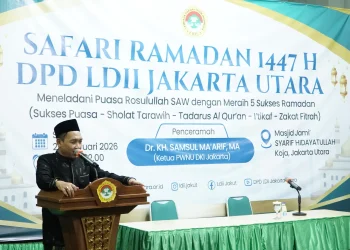 Ketua PWNU Sampaikan Islam Ajarkan Jalan Tengah Saat Safari Ramadan di LDII Jakut