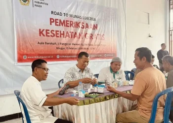 Sambut Munas X LDII, LDII Paser Gelar Pemeriksaan Kesehatan Gratis