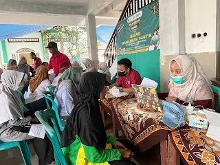 LDII Magelang Kerja Sama dengan Puskesmas Muntilan Gelar Cek Kesehatan Gratis