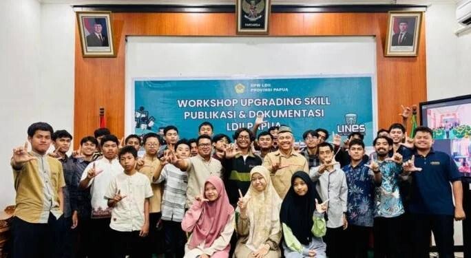 DPW LDII Provinsi Papua menyelenggarakan lokakarya bidang publikasi dan dokumentasi. Foto: LINES.