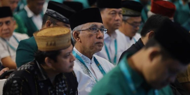 Pengasuh Pondok Pesantren (Ponpes) Al Ubaidah Kertosono, Habib Ubaidillah Al Hasany menghadiri Musyawarah Nasional (Munas) ke-10 LDII. Foto: LINES.
