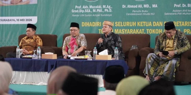 DPW LDII Jawa Timur menggelar bedah buku “Sistem, Model dan Corak Pendidikan LDII. Foto: LINES.