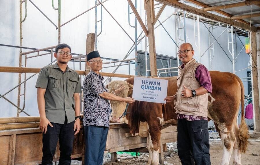 Ponpes Wali Barokah Terima Sapi Kurban Amanah dari Wakil Presiden RI
