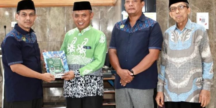 DPD LDII Kota Bontang menggelar pengajian bersama para mubaligh di Masjid Baitul Musthofa, Bontang Barat. Foto: LINES.