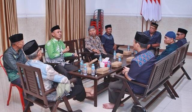 DPD LDII Kota Bontang menggelar pengajian bersama para mubaligh di Masjid Baitul Musthofa, Bontang Barat. Foto: LINES.