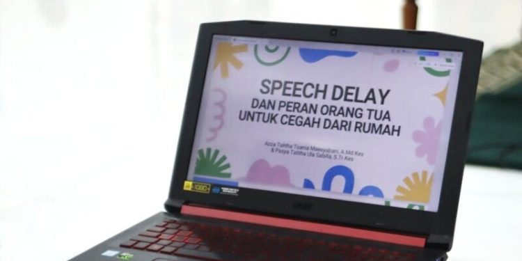 PC LDII Cikarang Timur menggelar seminar speech delay. Foto: LINES.