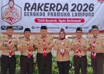Hadiri Rakerda Gerakan Pramuka Lampung, Sako SPN Dukung Penguatan Pendidikan Karakter