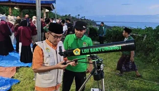 DPD LDII Kabupaten Banyuwangi menerjunkan Tim Rukyatul Hilal, menentukan awal bulan Zulhijah. Foto: LINES.