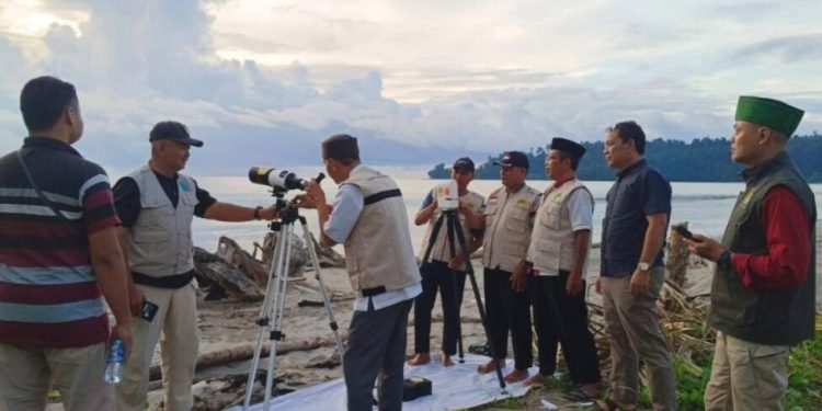 DPW LDII Papua Barat tetap melaksanakan rukyatul hilal penentuan awal 1 Zulhijah 1447 Hijriah. Foto: LINES.